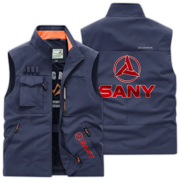 SANY Construction			 Exclusive Logo Outdoor Vest BLCW309A20OSV - DarkBlue