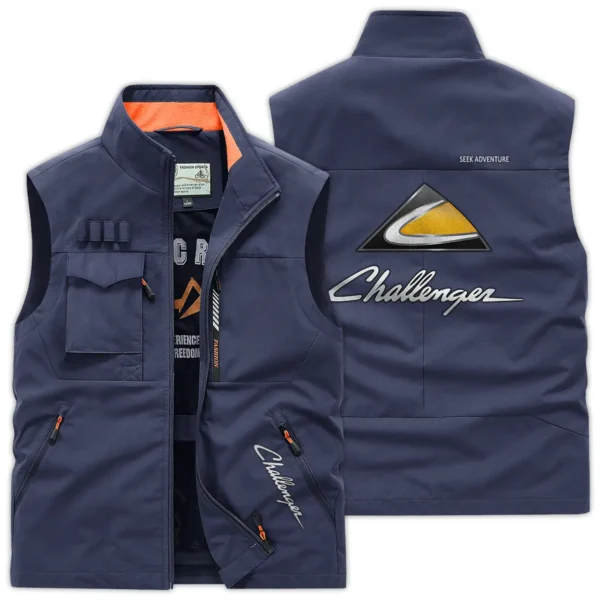 Challenger Farmer Exclusive Logo Outdoor Vest BLF8424A3OSV - DarkBlue