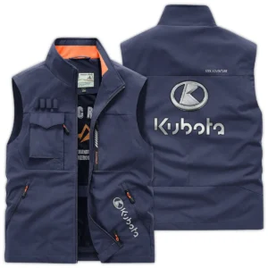 Kubota Farmer Exclusive Logo Outdoor Vest BLF8424A11OSV - DarkBlue