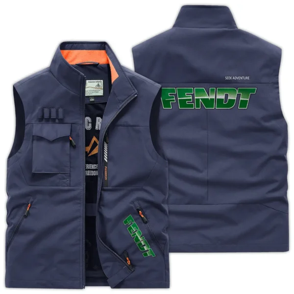 Fendt Farmer Exclusive Logo Outdoor Vest BLF8424A13OSV - DarkBlue