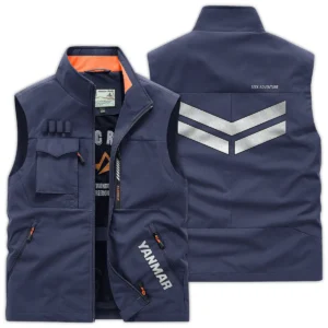 Yanmar Farmer Exclusive Logo Outdoor Vest BLF8424A15OSV - DarkBlue