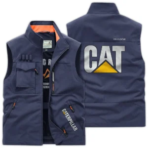 Caterpillar Farmer Exclusive Logo Outdoor Vest BLF8424A22OSV - DarkBlue