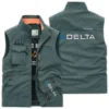 Delta Power Equipment Carpenter Exclusive Logo Outdoor Vest BLC110A7OSV - ArmyGreen