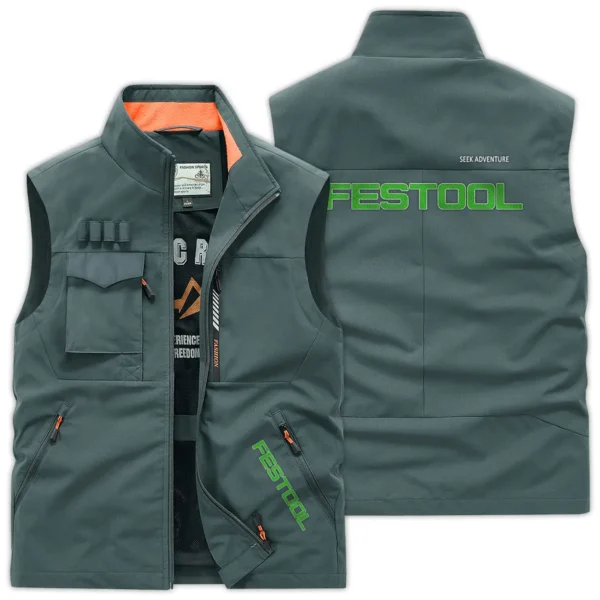 Festool Carpenter Exclusive Logo Outdoor Vest BLC110A28OSV - BeanGreen