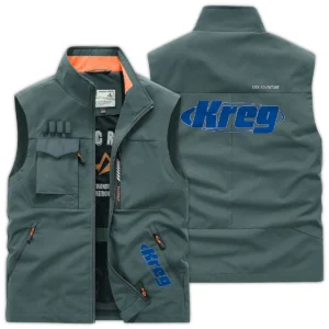 Kreg Tool Carpenter Exclusive Logo Outdoor Vest BLC110A29OSV - BeanGreen