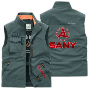 SANY Construction			 Exclusive Logo Outdoor Vest BLCW309A20OSV - BeanGreen