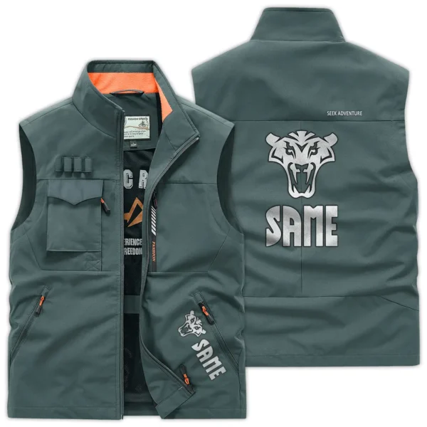 Same Farmer Exclusive Logo Outdoor Vest BLF8424A7OSV - BeanGreen