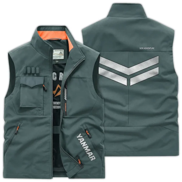 Yanmar Farmer Exclusive Logo Outdoor Vest BLF8424A15OSV - BeanGreen