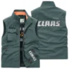 Claas Farmer Exclusive Logo Outdoor Vest BLF8424A17OSV - ArmyGreen