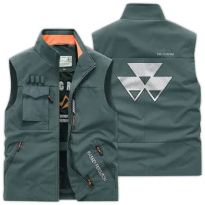 Massey Ferguson Farmer Exclusive Logo Outdoor Vest BLF8424A19OSV - BeanGreen