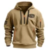 Special Release Felco Gardening Hoodie Half Zipper QTGR101124A02FL - Gray