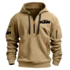 KTM Exclusive Logo Hoodie Half Zipper Motorcycles Fans Loves QTMT191224A1KTM - Navy