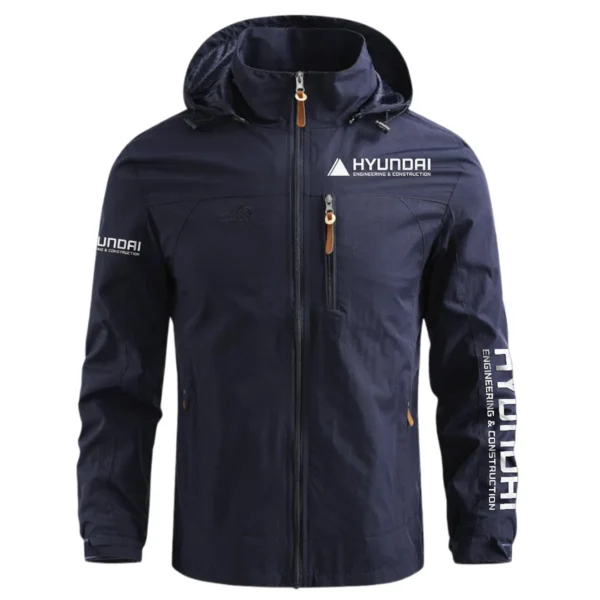 Special Release Hyundai Construction  Waterproof Outdoor Jacket QTCO191124A1HYN - Blue