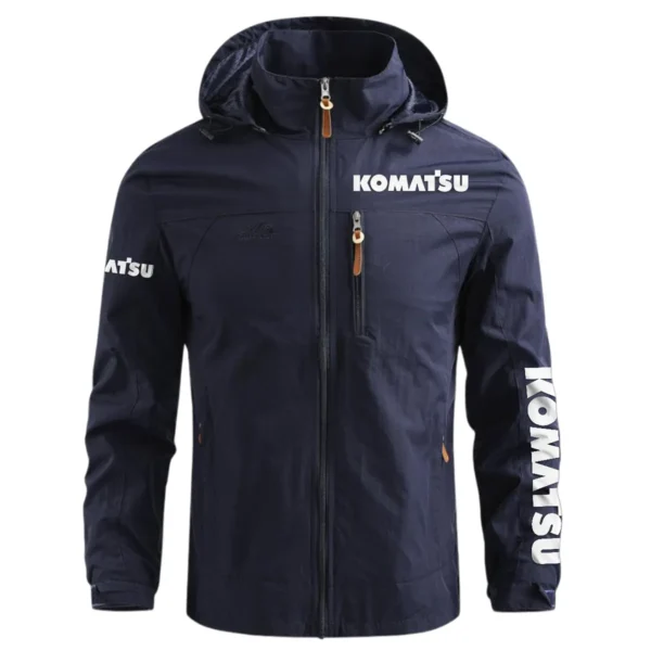 Special Release Komatsu Construction  Waterproof Outdoor Jacket QTCO191124A1KOM - Blue