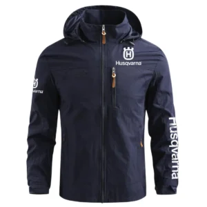 Special Release Husqvarna Gardening Waterproof Outdoor Jacket QTGR101124A01HU - Blue