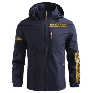 Special Release Honda Power Equipment Gardening Waterproof Outdoor Jacket QTGR101124A06HPE - Blue