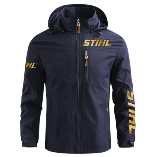 Special Release Stihl Gardening Waterproof Outdoor Jacket QTGR101124A06ST - Blue