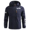 Aprilia Exclusive Logo Waterproof Outdoor Jacket Motorcycles QTMT191224A2AM - Gray