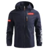 Derbi Motorcycles Exclusive Logo Waterproof Outdoor Jacket Motorcycles QTMT191224A2DER - Gray