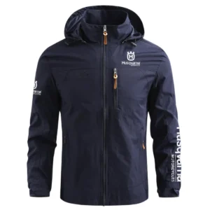 Husqvarna Motorcycles Exclusive Logo Waterproof Outdoor Jacket Motorcycles QTMT191224A2HUS - Blue