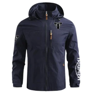 Triumph Motorcycles Exclusive Logo Waterproof Outdoor Jacket Motorcycles QTMT191224A2TRI - Blue