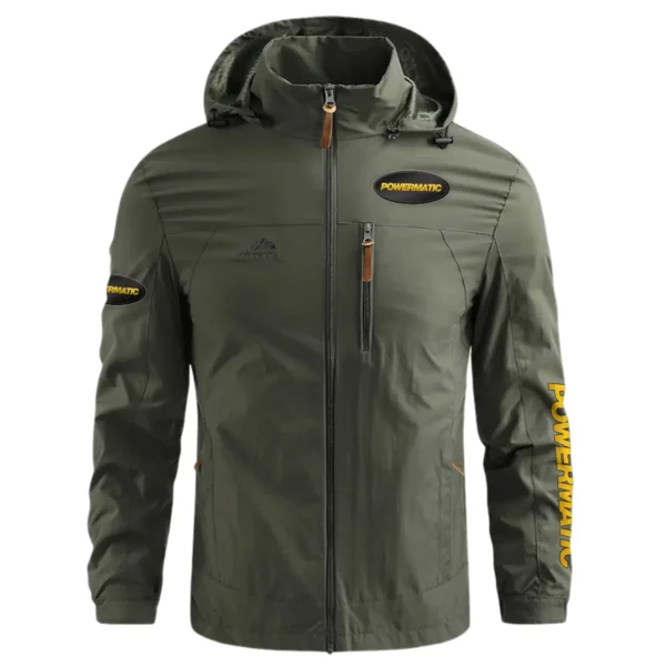 Powermatic Carpenter Exclusive Logo Waterproof Outdoor Jacket BLC110A4WOJ - ArmyGreen