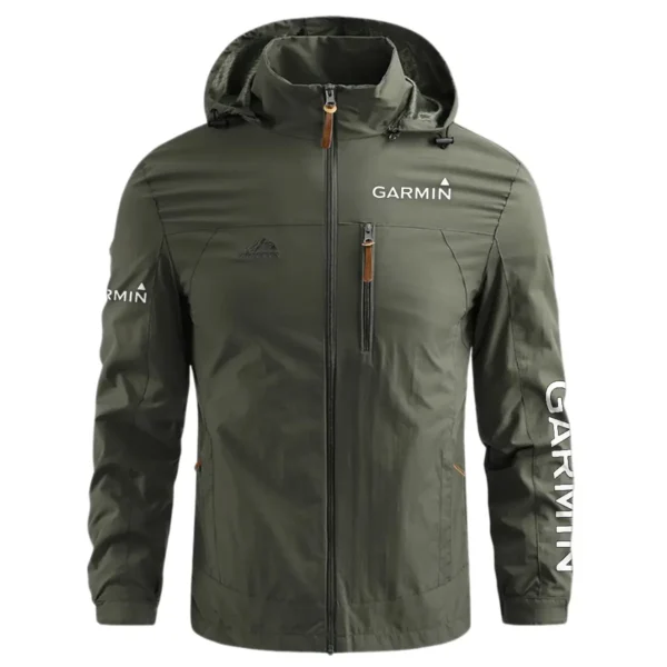 Garmin Carpenter Exclusive Logo Waterproof Outdoor Jacket BLC110A17WOJ - ArmyGreen