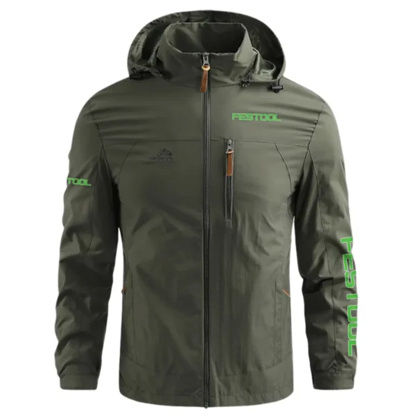 Festool Carpenter Exclusive Logo Waterproof Outdoor Jacket BLC110A28WOJ - ArmyGreen