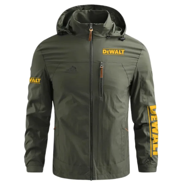 DeWalt Carpenter Exclusive Logo Waterproof Outdoor Jacket BLC110A36WOJ - ArmyGreen