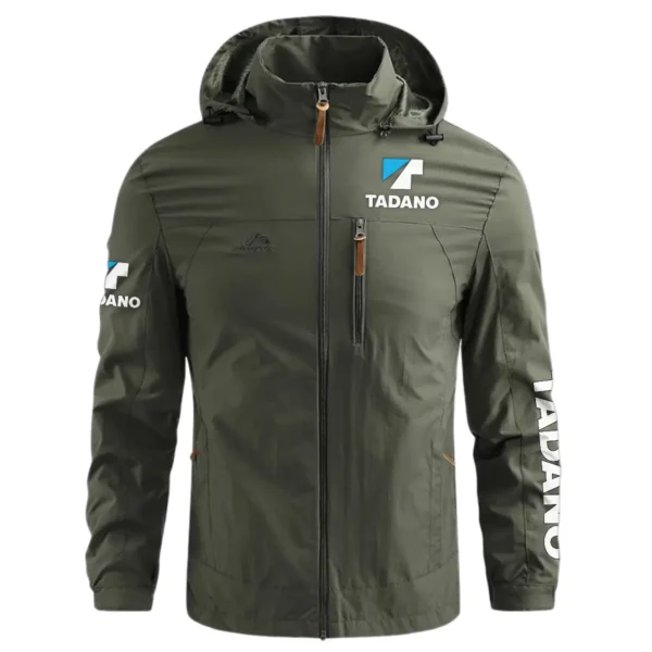 Tadano Construction			 Exclusive Logo Waterproof Outdoor Jacket BLCW309A1WOJ - ArmyGreen