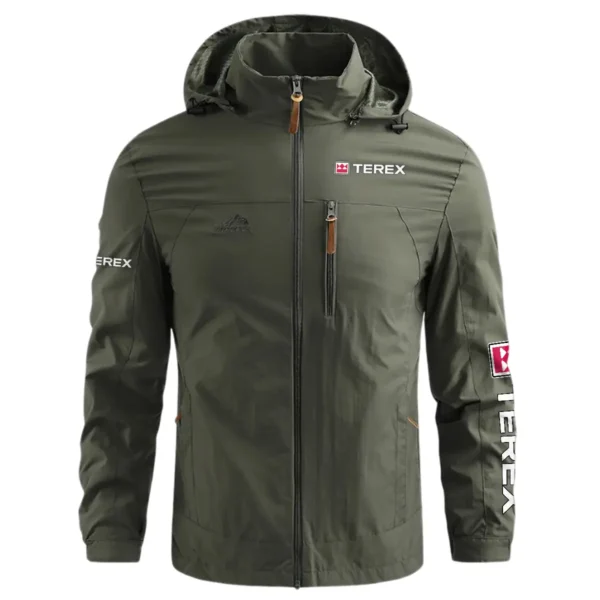 Terex Construction			 Exclusive Logo Waterproof Outdoor Jacket BLCW309A4WOJ - ArmyGreen