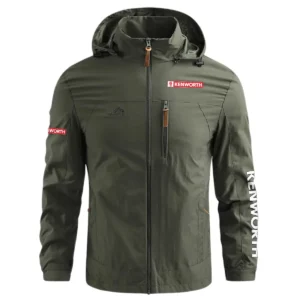 Kenworth Construction			 Exclusive Logo Waterproof Outdoor Jacket BLCW309A13WOJ - ArmyGreen