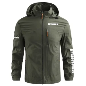 Liebherr Construction			 Exclusive Logo Waterproof Outdoor Jacket BLCW309A16WOJ - ArmyGreen