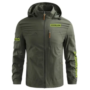 Zoomlion Construction			 Exclusive Logo Waterproof Outdoor Jacket BLCW309A18WOJ - ArmyGreen