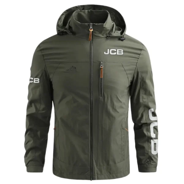 JCB Farmer Exclusive Logo Waterproof Outdoor Jacket BLF8424A8WOJ - ArmyGreen