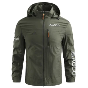 AGCO Farmer Exclusive Logo Waterproof Outdoor Jacket BLF8424A12WOJ - ArmyGreen