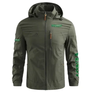 Fendt Farmer Exclusive Logo Waterproof Outdoor Jacket BLF8424A13WOJ - ArmyGreen