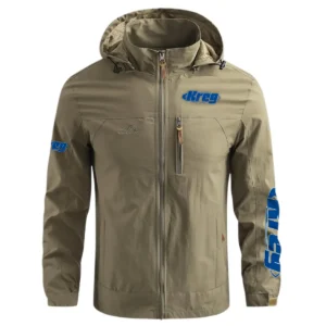 Kreg Tool Carpenter Exclusive Logo Waterproof Outdoor Jacket BLC110A29WOJ - Khaki