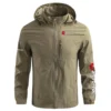 Massey Ferguson Farmer Exclusive Logo Waterproof Outdoor Jacket BLF8424A19WOJ - ArmyGreen