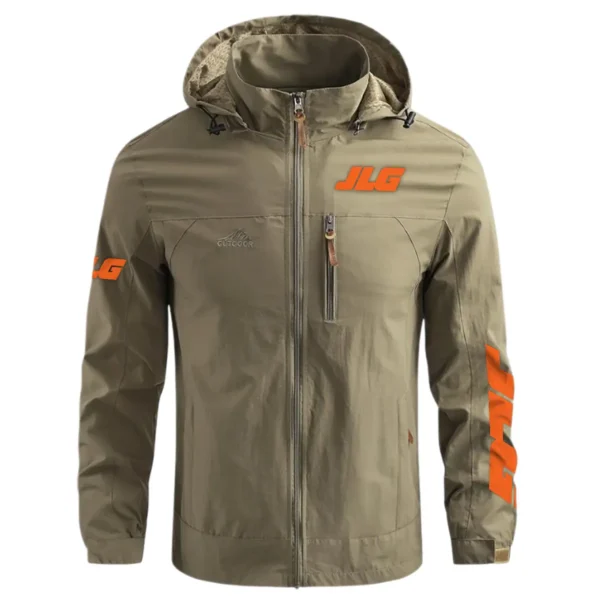 JLG Construction			 Exclusive Logo Waterproof Outdoor Jacket BLCW309A5WOJ - Khaki