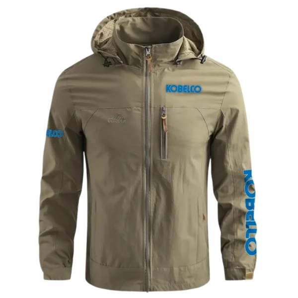 Kobelco Construction			 Exclusive Logo Waterproof Outdoor Jacket BLCW309A9WOJ - Khaki