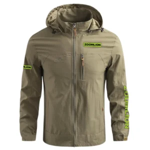 Zoomlion Construction			 Exclusive Logo Waterproof Outdoor Jacket BLCW309A18WOJ - Khaki