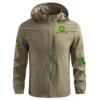 John Deere Farmer Exclusive Logo Waterproof Outdoor Jacket BLF8424A24WOJ - Gray