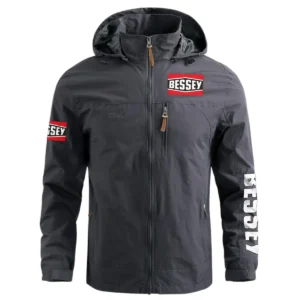 Bessey Tools Carpenter Exclusive Logo Waterproof Outdoor Jacket BLC110A1WOJ - Gray