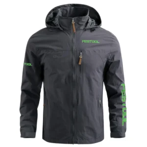 Festool Carpenter Exclusive Logo Waterproof Outdoor Jacket BLC110A28WOJ - Gray