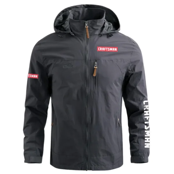 Craftsman Carpenter Exclusive Logo Waterproof Outdoor Jacket BLC110A35WOJ - Gray