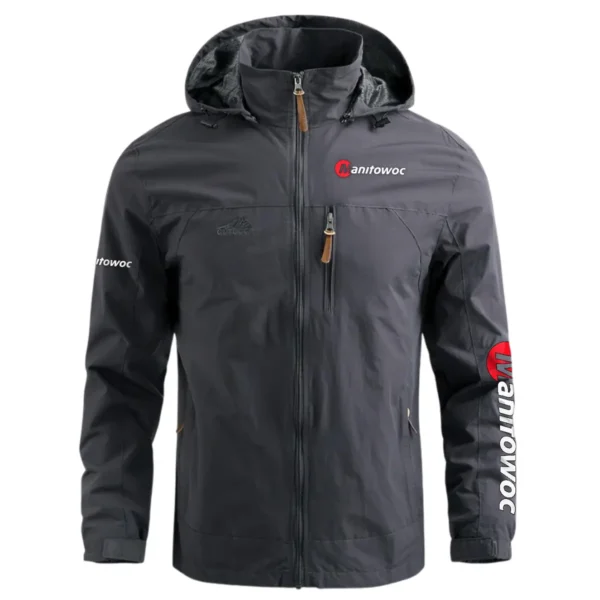 Manitowoc Construction			 Exclusive Logo Waterproof Outdoor Jacket BLCW309A2WOJ - Gray