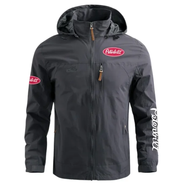 Peterbilt Construction			 Exclusive Logo Waterproof Outdoor Jacket BLCW309A11WOJ - Gray