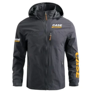 Case Construction			 Exclusive Logo Waterproof Outdoor Jacket BLCW309A17WOJ - Gray