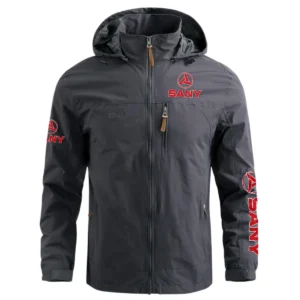 SANY Construction			 Exclusive Logo Waterproof Outdoor Jacket BLCW309A20WOJ - Gray